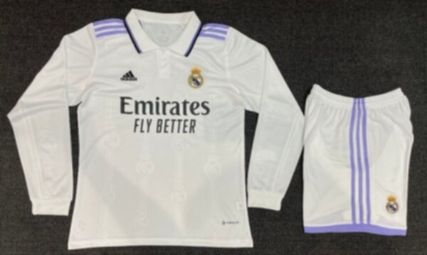 форма Real Madrid  длинный рукав  2022-2023 домашняя  полиэстер 100%