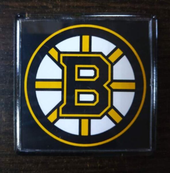 магнит Boston Bruins   6х6см пластик