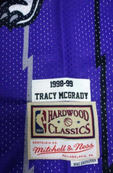 майка баскетбольная  Toronto Raptors №1 McGRADY  Mitchell & Ness