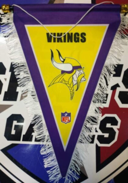 вымпел  Minnesota Vikings  40 Х 25 см  матерчатый