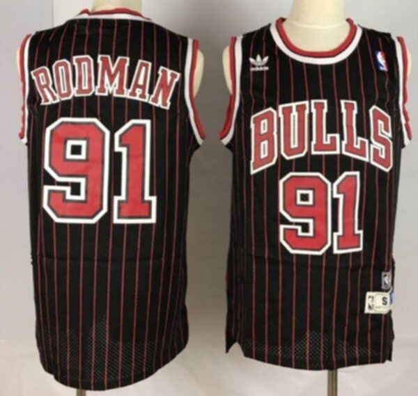 майка баскетбольная  Chicago Bulls №91 RODMAN  adidas 
