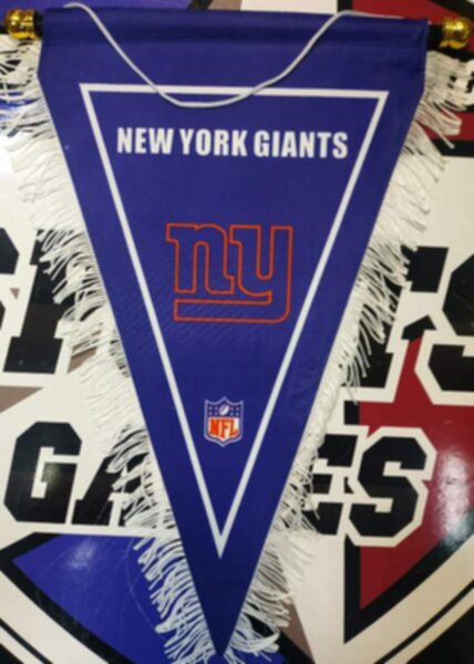вымпел New York Giants  40 Х 25 см  матерчатый