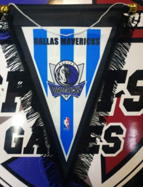 вымпел Dallas Mavericks  40 Х 25 см  матерчатый