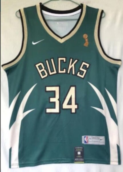 майка баскетбольная Milwaukee Bucks №34 ANTETOKOUNMPO  nike