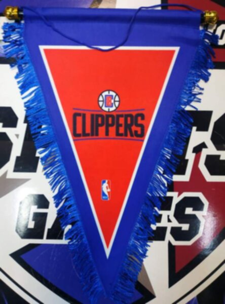 вымпел Los Angeles Clippers  40 Х 25 см  матерчатый