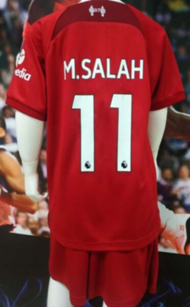форма детская Liverpool №11 M.SALAH  2022-2023  домашняя