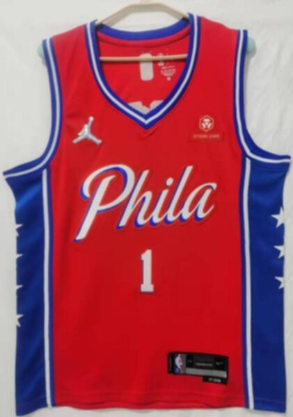 майка баскетбольная Philadelphia 76ers №1 HARDEN  jordan