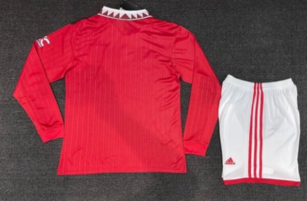 форма Manchester United  длинный рукав   2022-2023  домашняя полиэстер 100%