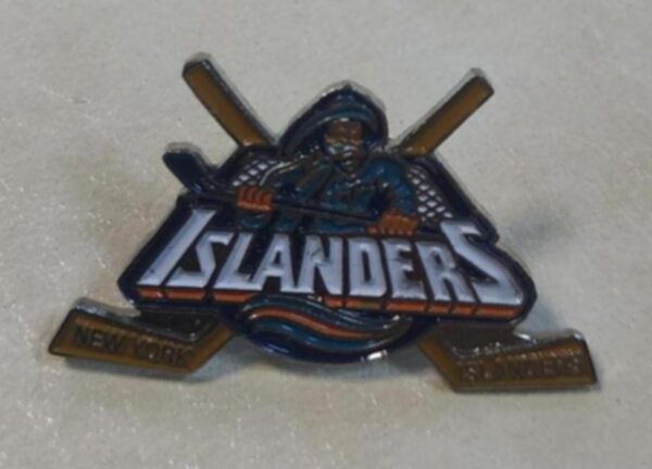 значок  New York Islanders   №0950    2,5  см  металл