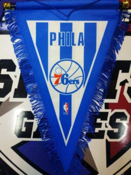 вымпел Philadelphia 76ers  40 Х 25 см  матерчатый