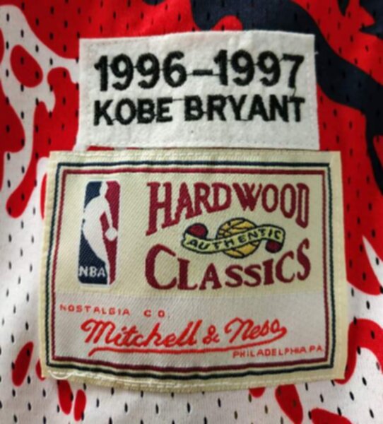 майка баскетбольная Los Angeles Lakers №24 Bryant   Mitchell & Ness 