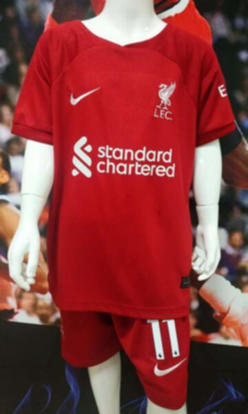форма детская Liverpool №11 M.SALAH  2022-2023  домашняя