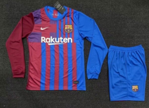 форма Barcelona длинный рукав  2021-2022  домашняя