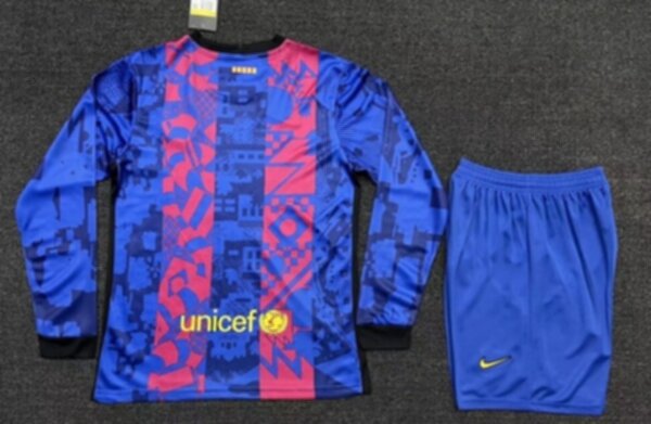 форма Barcelona длинный рукав  2021-2022  резервная