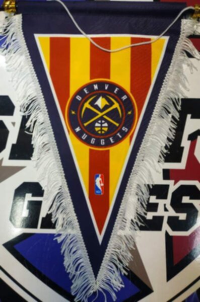 вымпел Denver Nuggets  40 Х 25 см  матерчатый
