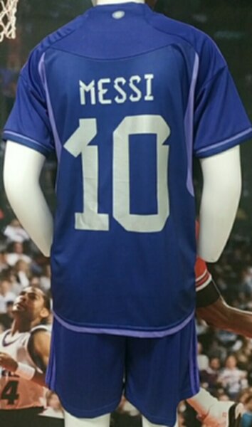 форма  сборной Аргентины №10 MESSI  гостевая World Cup Qatar 2022  полиэстер 100% 