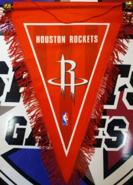вымпел Houston Rockets  40 Х 25 см  матерчатый