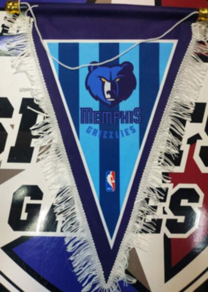 вымпел Memphis Grizzlies  40 Х 25 см  матерчатый