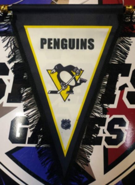 вымпел Pittsburgh Penguins  40 Х 25 см  матерчатый