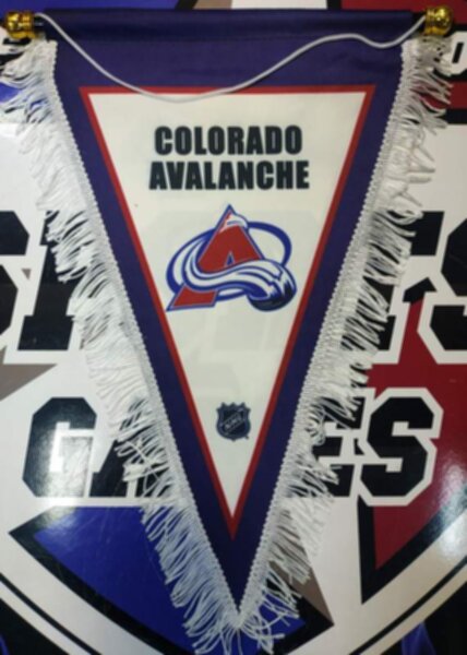 вымпел Colorado Avalanche  40 Х 25 см  матерчатый
