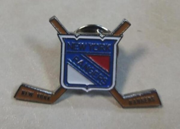 значок  New York Rangers   №0953    3 см х 2 см  металл