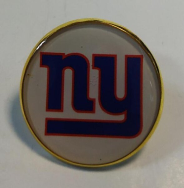значок New York Giants  №0243   2,5 см  металл+полимерная смола