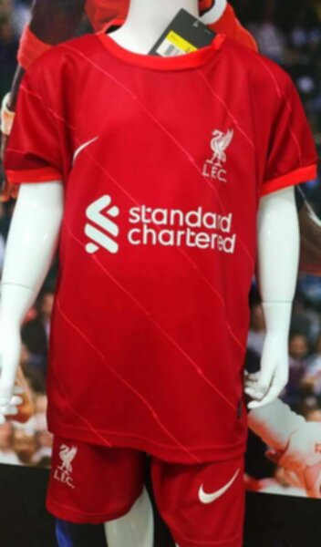 форма детская Liverpool  2021-2022  домашняя