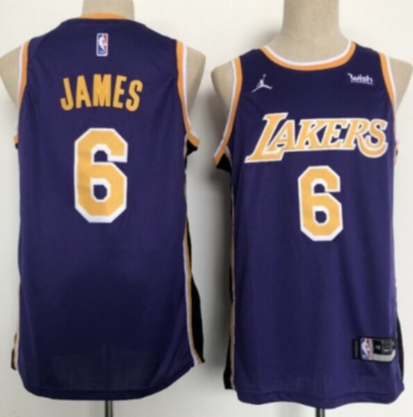 майка баскетбольная LA Lakers №6 JAMES jordan
