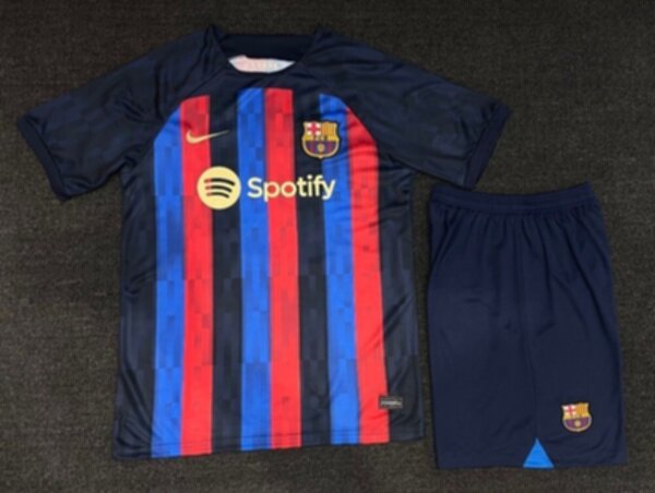 форма детская Barcelona  2022-2023  домашняя