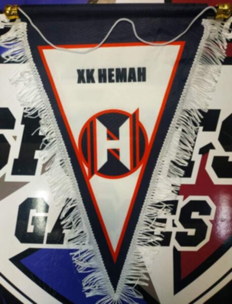 вымпел ХК Неман  40 Х 25 см  матерчатый