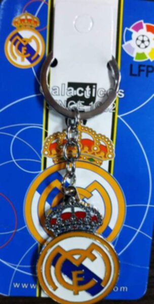брелок Real Madrid  3,5 х 3,5 см