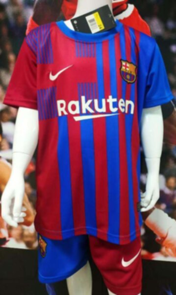 форма детская Barcelona  2021-2022  домашняя