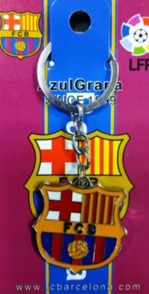 брелок Barcelona 4 см х 3,5 см