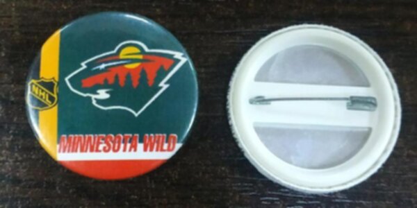 значок Minnesota Wild  №0359  4см  закатной