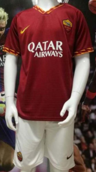 форма AS Roma  2019-2020  домашняя  полиэстер 100%