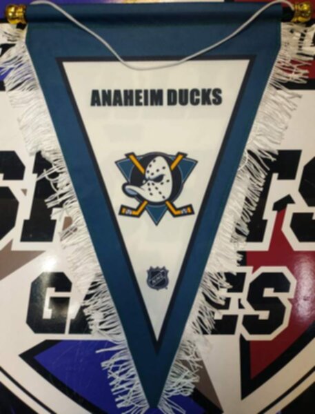 вымпел   Anaheim Ducks  40 Х 25 см  матерчатый