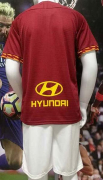 форма AS Roma  2019-2020  домашняя  полиэстер 100%