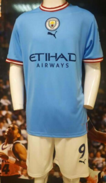 форма Manchester City №9 HAALAND 2022-2023 puma домашняя полиэстер 100% 