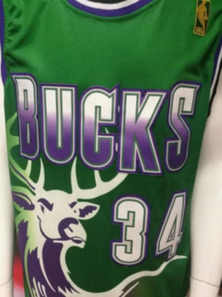 майка баскетбольная ретро  Milwaukee Bucks №34  ALLEN  nike