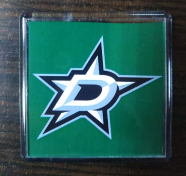 магнит Dallas Stars  6х6см пластик