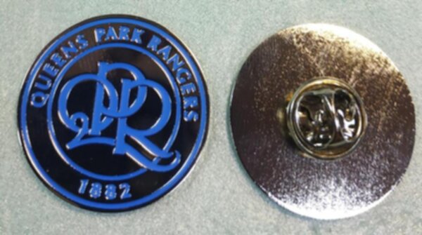 значок Queens Park Rangers №1136  2,5 см металл
