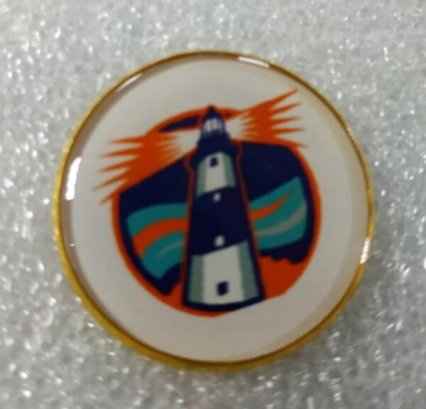 значок New York Islanders  №1192  2,5 см металл+полимерная смола