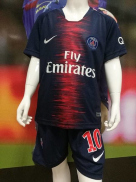 форма детская Paris SG №10 NEYMAR  2018-19  домашняя