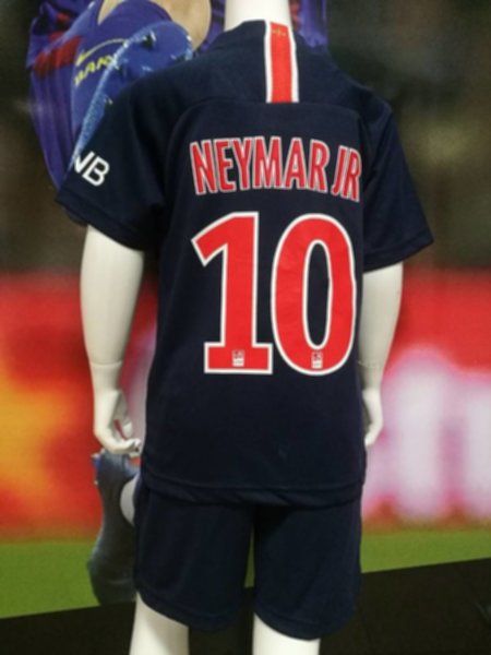форма детская Paris SG №10 NEYMAR  2018-19  домашняя