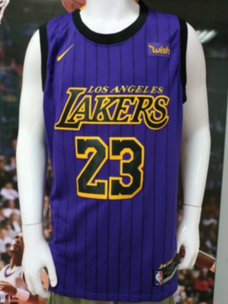 майка баскетбольная Los Angeles Lakers №23 JAMES  nike