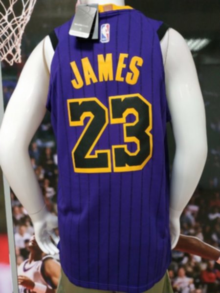 майка баскетбольная Los Angeles Lakers №23 JAMES  nike