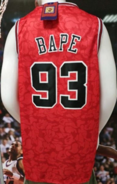 майка  баскетбольная  Chicago Bulls BAPE