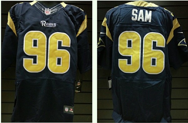майка для американского футбола Los Angeles Rams №96 Sam
