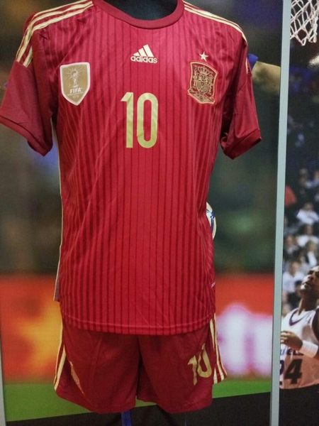 форма сборной Испании №10 FABREGAS   World Cup 2014