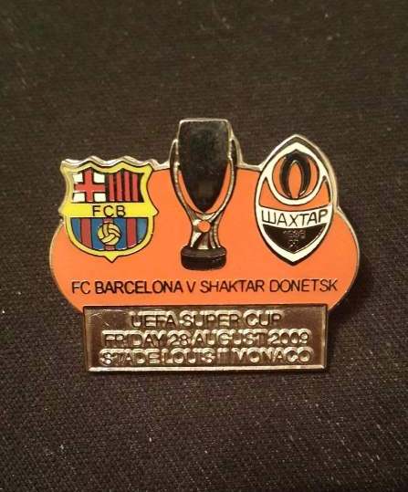 значок Barcelona-Shakhtar(№0469)